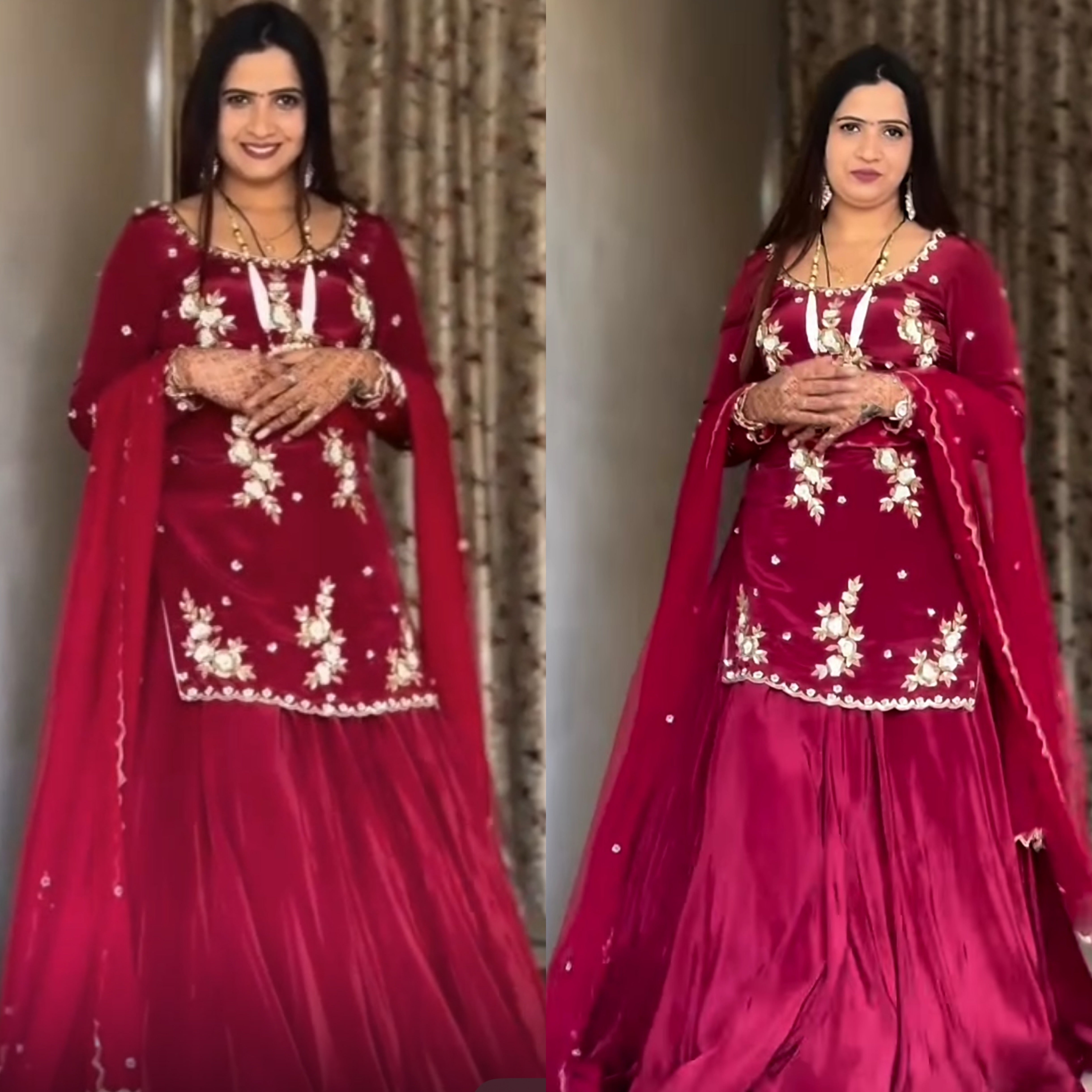 Elegant Emerald Green Embroidered Set with Dupatta